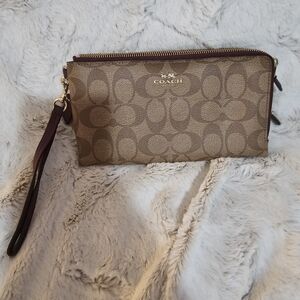 Coach Signature Wristlet